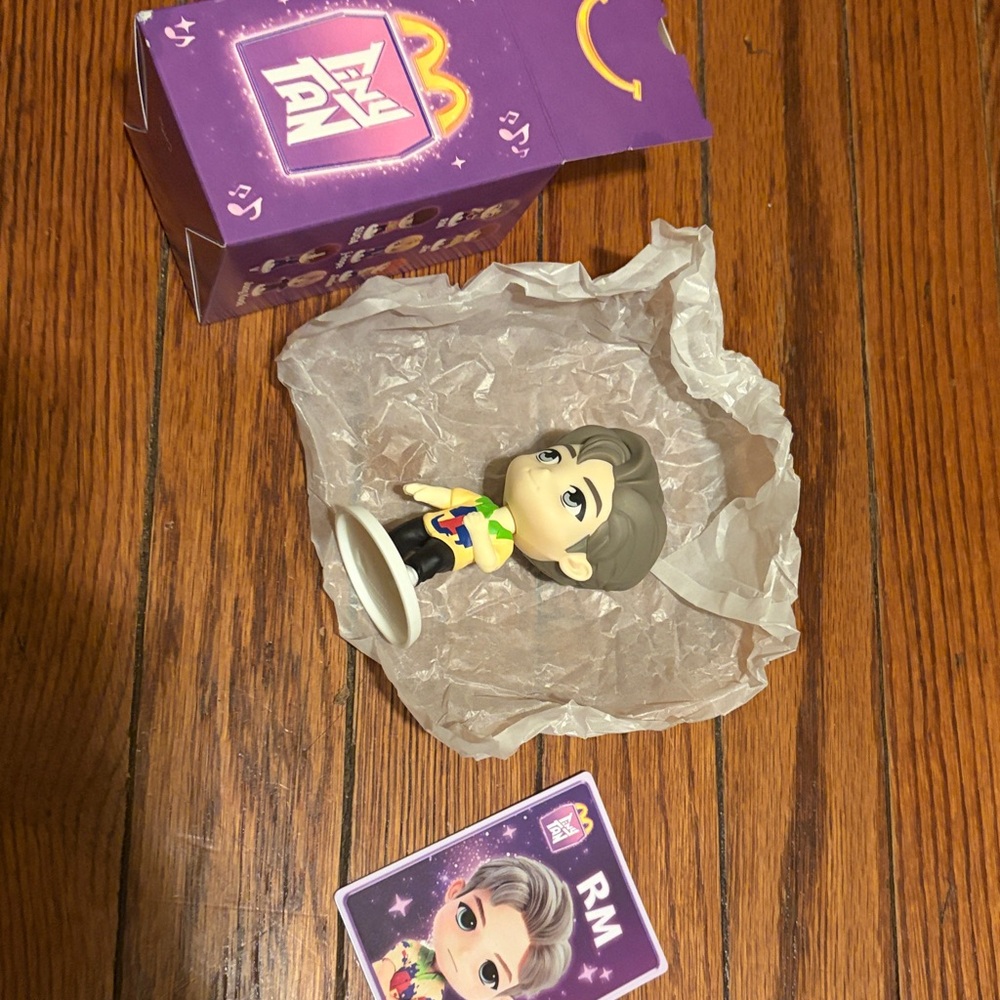 McDonald's Action Figure with Purple Box